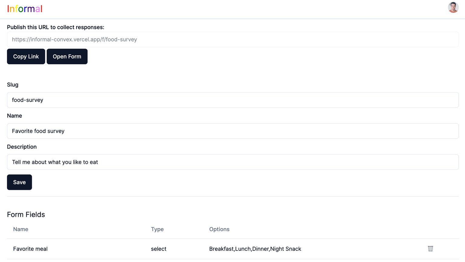 Informal: Form Builder hero image