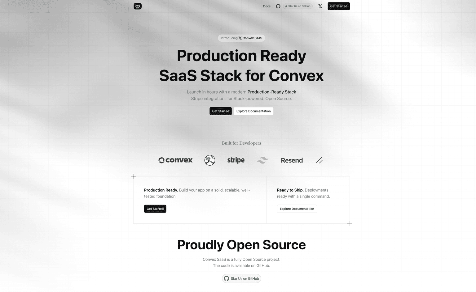 Convex TanStack SaaS Starter hero image